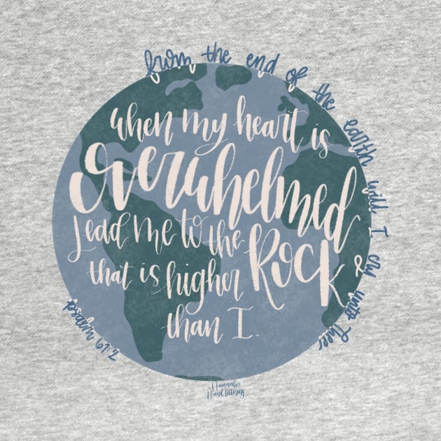 The Psalm 61:2 by Hannah’s Hand Lettering